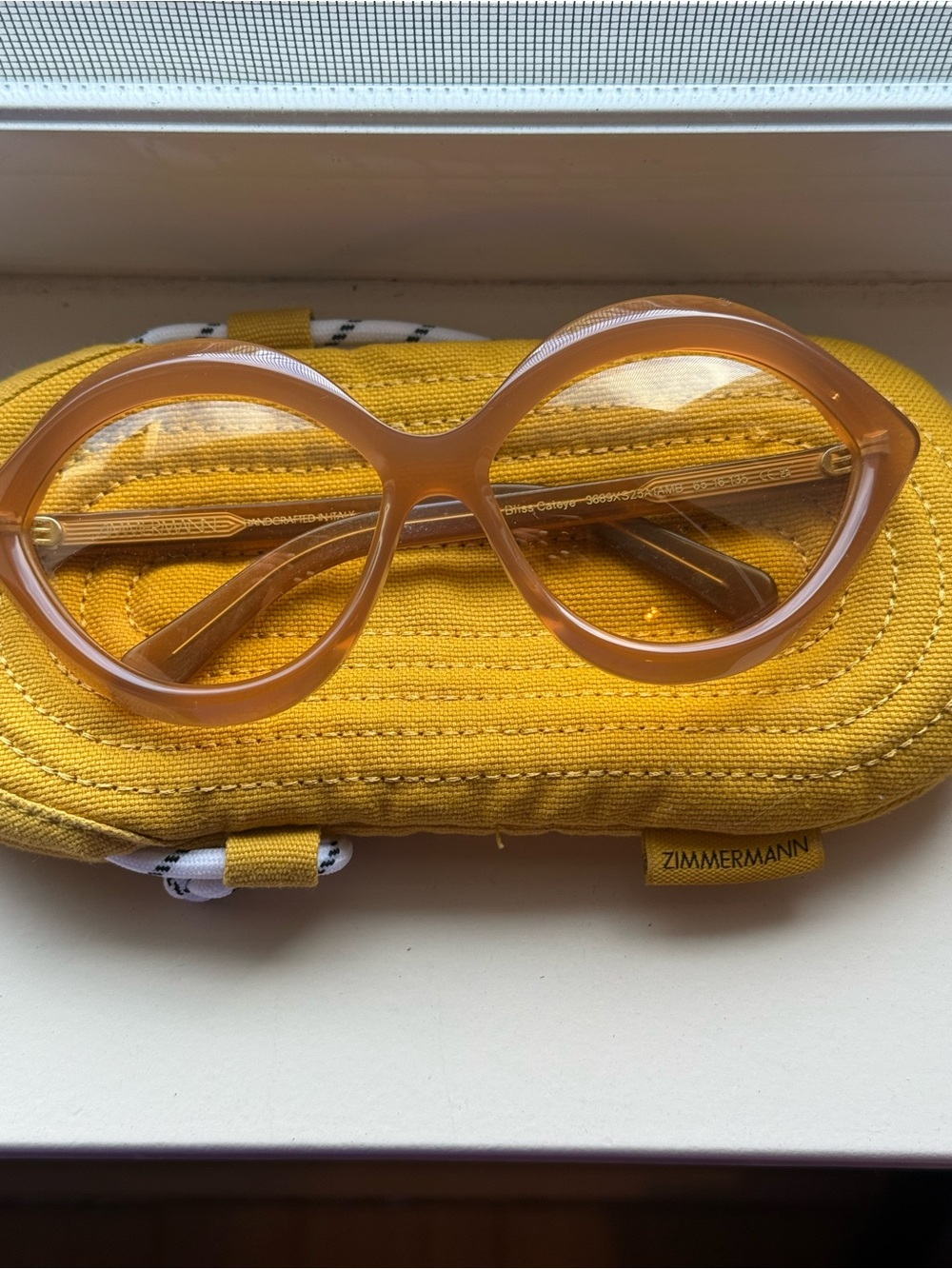 Zimmermann Round Amber-Tan Women's Sunglasses